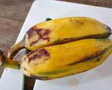A picture of step 1 of Fried Banana with cheese & Chocolate.