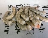Une image de l'étape 1 de Gambas sauvages aux poivrons, oignon et citron.