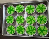 Foto langkah ke 3 dari resep Bolu Kukus Semangka.