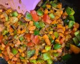 A picture of step 5 of Protein-Packed Veggie Paneer Roll.