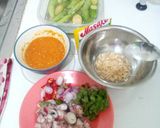 Foto langkah ke 1 dari resep Terong medan sambal cumi asin.