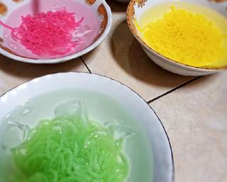 Es cendol Dawet warna warni - Step 4
