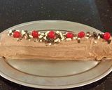 A picture of step 26 of Cherry Vanilla Angel Cake Roll with Cherry Chocolate Whipped Cre.