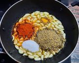 A picture of step 4 of Instant Garlic Pickle.