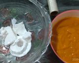 A picture of step 1 of Homemade mango ice cream.