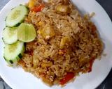 รูปขั้นตอนการทำที่ 5 ของ ข้าวผัดเต้าหู้(ไม่ใส่ไข่)