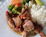 Foto del paso 6 de la receta: Pavo estofado con verduras