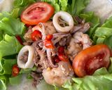รูปขั้นตอนการทำที่ 6 ของ 🌯 รวมมิตร หมู กุ้ง หมึก ปลา คั่วพริกเกลือห่อแป้งตอติญ่า Wrap