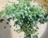 A picture of step 2 of Kohlrabi and parsley pakoras.