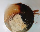 A picture of step 2 of Paneer salad with teriyaki sauce.