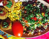 A picture of step 6 of Vegan Rajma potato cutlet with mix vegetables salad.