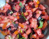 A picture of step 2 of Tangy tomato kachumbar.
