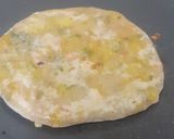A picture of step 6 of Mix Vegetable Paratha with Cheese Slice Spread.