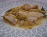 Foto del paso 7 de la receta Merluza cocida con puerros