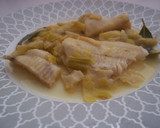 Foto del paso 7 de la receta: Merluza cocida con puerros