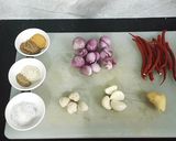 Foto langkah ke 1 dari resep Ketupat Lontong Sayur Gulai Nangka Khas Sipirok & Telur Goreng Sambal Merah.