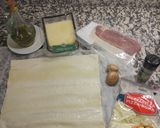 Foto del paso 1 de la receta Hojaldres de jamón, champiñón y queso