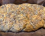 Foto del paso 8 de la receta: Pan trenzado de calabacín con tomate y más