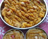 A picture of step 4 of Potato And Sweet Potato Sheera.