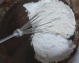 A picture of step 2 of Eggless brownie.