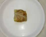 A picture of step 4 of Stuffed cabbage pockets.