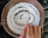 A picture of step 2 of Dalgona Candy.