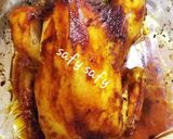 A picture of step 6 of Roast Chicken Stuffed with Grape Leaves.