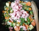 Foto del passaggio 1 della ricetta #216 Torta salata di verdure e prosciutto