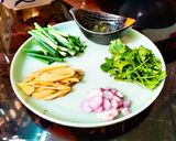 Hình bước làm 3 của món CÁ BÍ & TƯƠNG HỘT CHƯNG