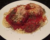 A picture of step 12 of Eggplant Parmigiana.