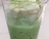 Hình bước làm 3 của món Matcha kem sữa đá viên