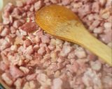 A picture of step 4 of Bacon Ricotta Pasta.
