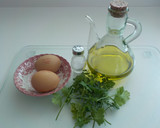 Foto del paso 1 de la receta: Tortilla de julivert (perejil)