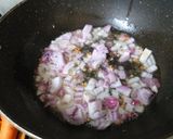 A picture of step 2 of French beans curry.
