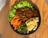 Foto langkah ke 4 dari resep Bistik Lidah Sapi.