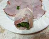 Pas rețetă Rulouri de pui cu șuncă și pesto de pătrunjel 3 fotografie