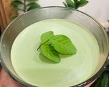 Hình bước làm 4 của món Panna cotta dưa hấu, trà xanh