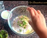 A picture of step 2 of Oats Maize Cheela.