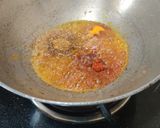 A picture of step 4 of Matar Ghugni with Paratha..