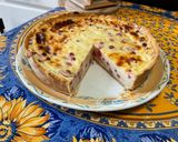 Une image de l'étape 14 de Flan pâtissier aux groseilles rouges et vanille.
