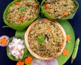 A picture of step 10 of Veg donne biryani.