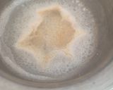 A picture of step 2 of Pink khichu/ red velvet khichu.