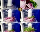 A picture of step 1 of Mutton karahi Kabab.