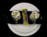 A picture of step 3 of Milkybar milk shake.