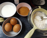 Foto del paso 1 de la receta: Pastel de ciruelas rojas y brevas
