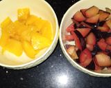 A picture of step 1 of Mango Magic.