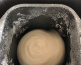 A picture of step 1 of Machine white bread.