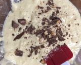 A picture of step 9 of Hawaii macadamia nut chocolate banana pancake recipe.