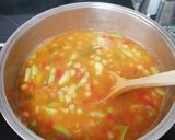 Foto del paso 5 de la receta: Garbanzos verduras y langostinos