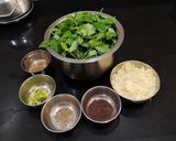 A picture of step 1 of Methi Zunka.